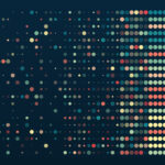 big data visualization. information analytics concept. abstract